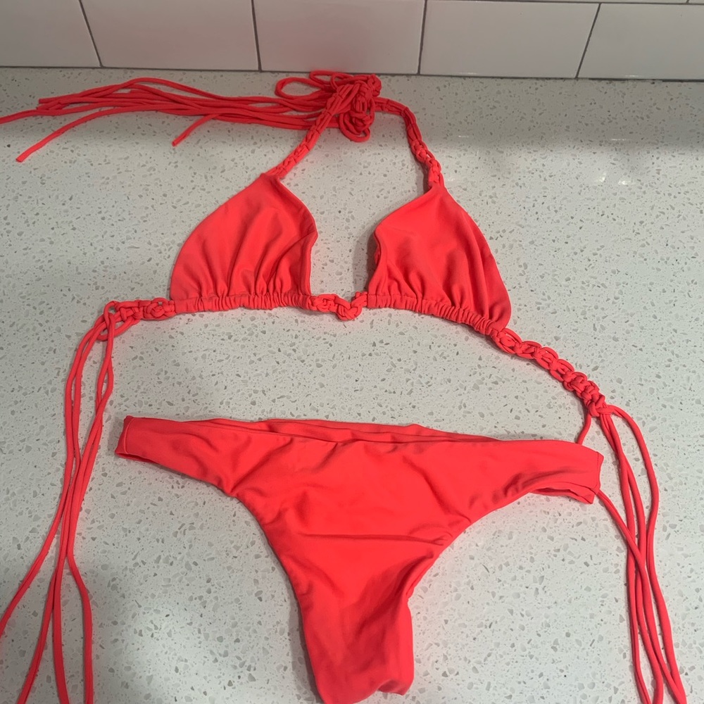 Mikoh hot pink bikini